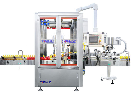 comprare 6000BPH 6 teste macchine di copertura rotative completamente automatiche fabbricazione online