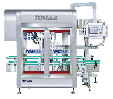 comprare 800BPH Automatic Capper Machine a testa singola lineare 20L fabbricazione online
