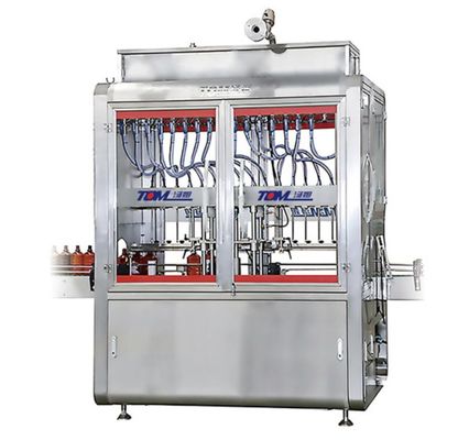 comprare 300 ‰ 2000 ml Compatibilità flessibile della bottiglia Riempimento ad alta precisione Ampia gamma di viscosità Olio commestibile Alimenti Controllo del livello del detersivo Macchina di riempimento automatica online manufacture