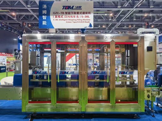 DGP-CZ macchina di riempimento a tamburo a peso completamente automatico controllato da PLC per 5-30 kg