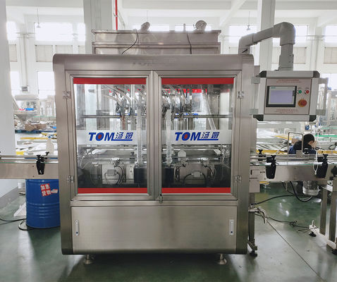 100 ml-1L 8 ugelli Automatica PLC controllata macchina di imballaggio chimico per alcol etilico