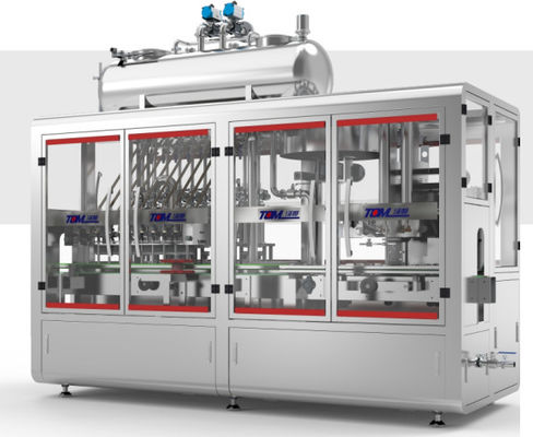Macchina di riempimento di pesticidi completamente automatica 2 10 teste Macchina di riempimento a pistoni lineari 2 in 1