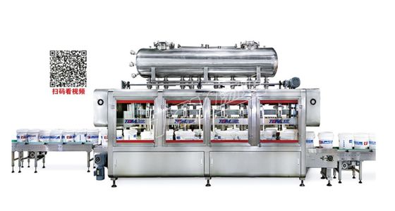 Alta velocità e precisione tre file di pesatura a spinta di riempimento macchina per 10-30L lubrificante e pesticida