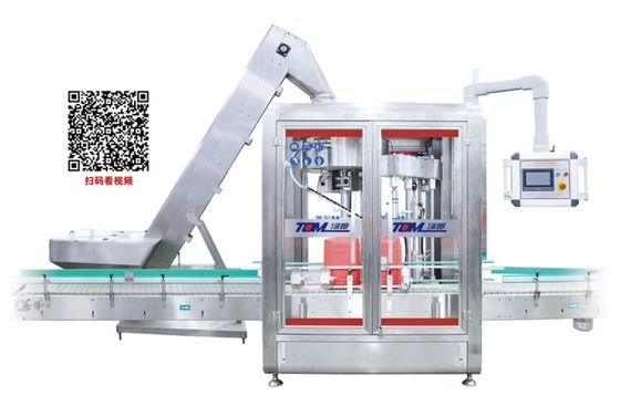 Macchina di copertura / pressatura completamente automatica per secchi di pesticidi o lubrificanti da 5 a 30 kg