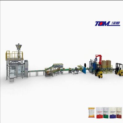 Linea di imballaggio automatico della polvere da 25 kg (con modellazione integrata)