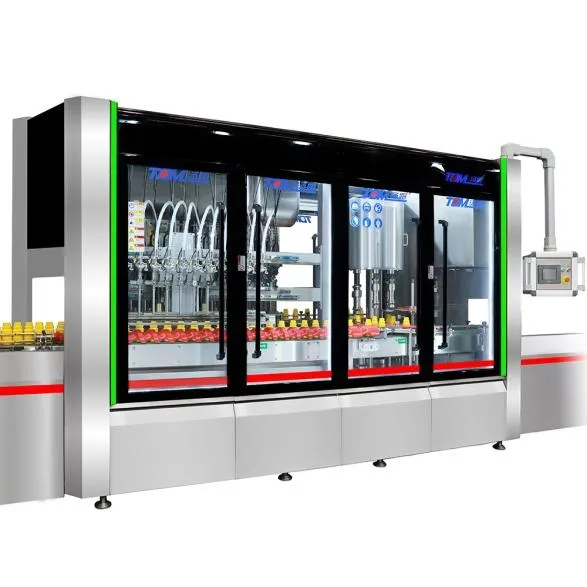 1l-5l olio commestibile olio condimento salsa succo aceto macchina di imballaggio automatico ad alta velocit&agrave; 4