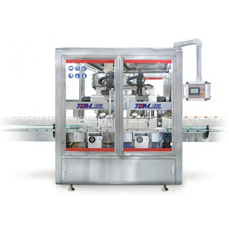 Macchina di riempimento e tappatura avanzata 1-5L per olio commestibile e salse 4