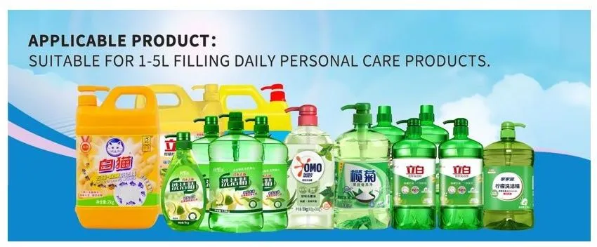 Macchina di riempimento a pistone con tracciamento avanzato per la produzione di disinfettante per le mani 2