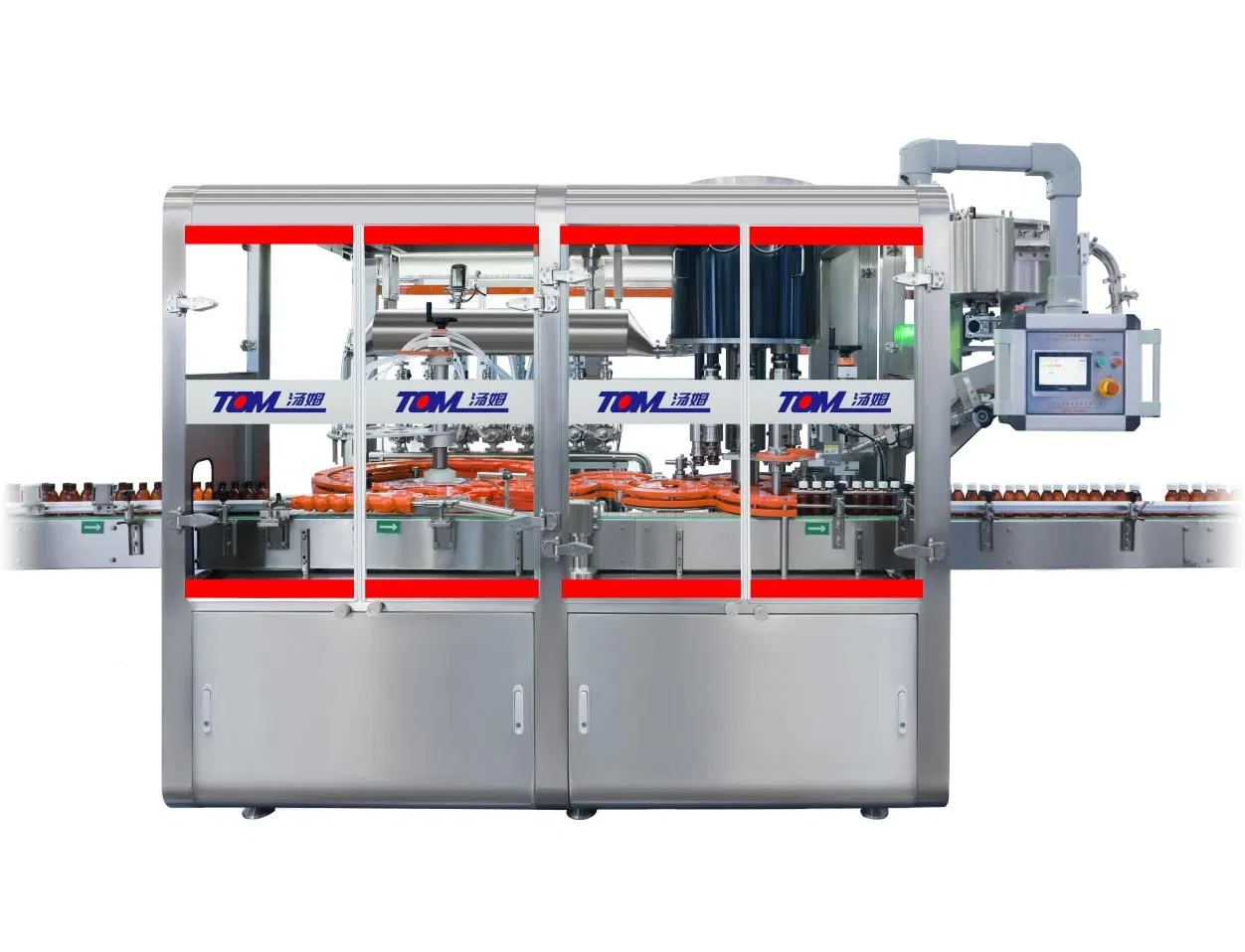 Macchina di riempimento a pistone con tracciamento avanzato per la produzione di disinfettante per le mani 4